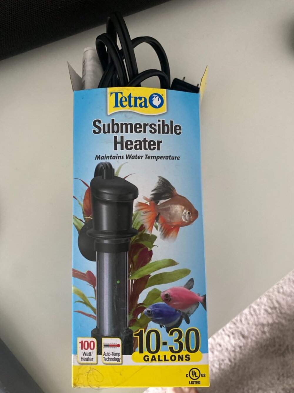 Tetra Submersible Aquarium Heater 100W 10-30 Gallon Fish Tank NEW IN BOX